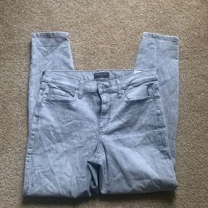 Gray skinny jeans